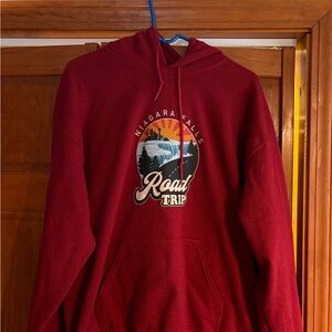 Gildan Maroon Graphic Hoodie